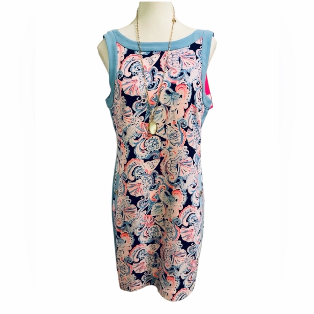 Lilly pulitzer dress AngieStretch Shift High tide NA size 4